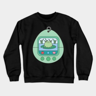 Pocket pet frog game Crewneck Sweatshirt